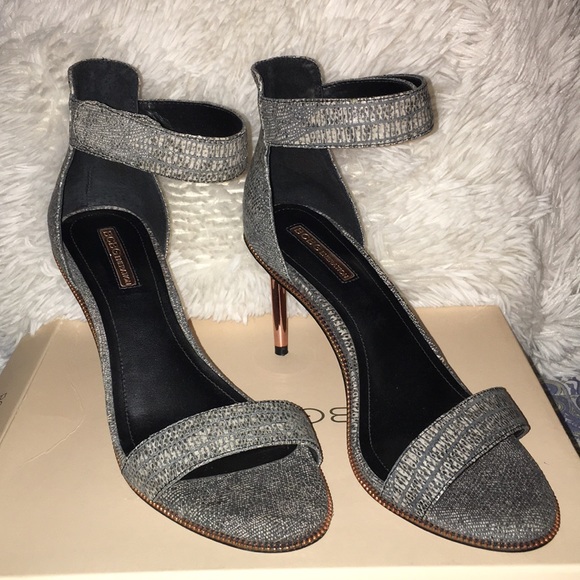 BCBG Generation Ankle Strap Sandal Heels - Picture 1 of 7